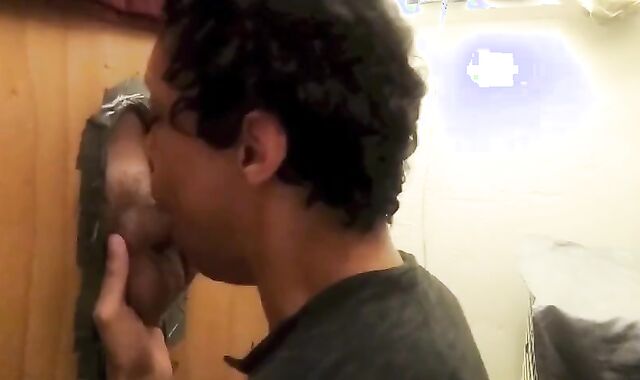 college-aged age teenie Deepthroats another time At The Glory fuckhole