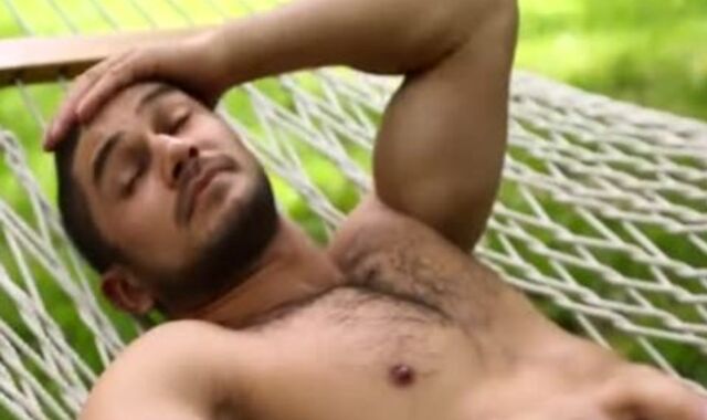 Muscle fag backdoor foray With Facial Cumshot