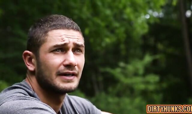 Muscle fag backdoor foray With Facial Cumshot