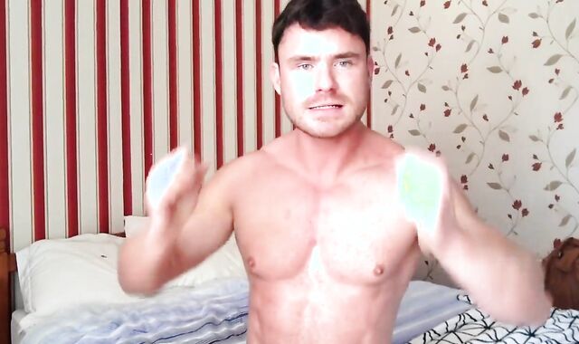 Irish Muscle boy Burping