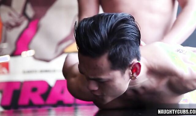 oriental homo pooper job And Facial Cumshot