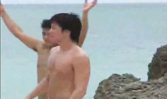 Chinese Fuckfest By The Beach