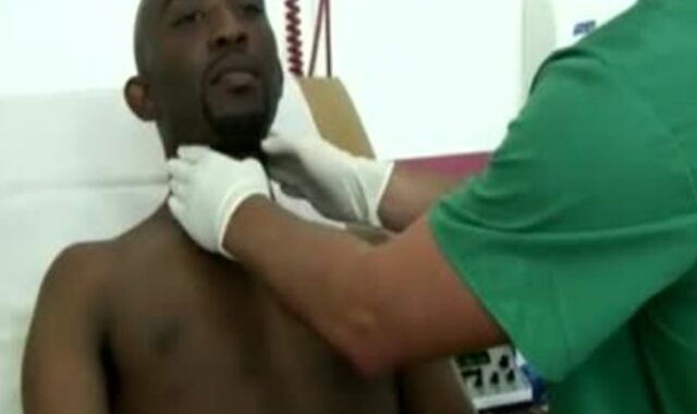 japanese faggot  Physician Inspects in nature's outfit On The Exam Table I Put My