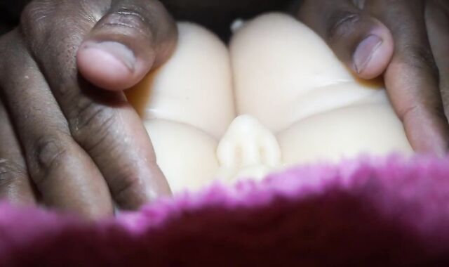 Beating His Doll Down