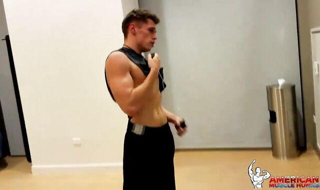 AmericanMuscleHunks - Tatted Troy Accola dressed in uniform