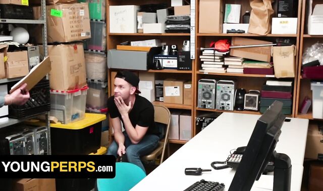 Officer Nick Fitt Takes Utter Manage Over Bony Guy's Ass Hole For Stealing A Fuck Stick - Youthfull Perps