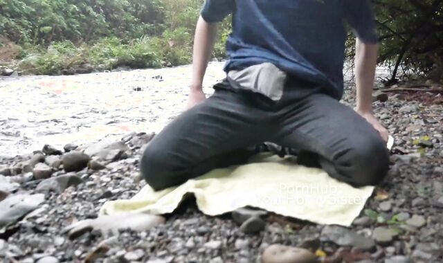 SCARCELY COLLEGE-AGED NUBILE FAPPING & NUTTING AT THE SEA PART two