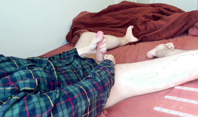 Perceiving lazy, tugging my man rod in the early afternoon