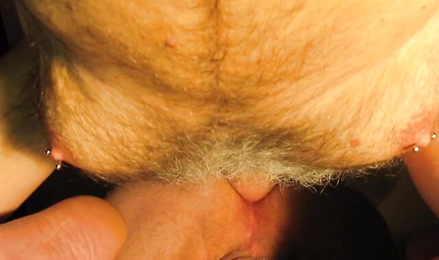 Otter Father Spunks Inwards and Felching Chub Father Rump