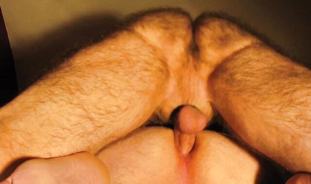 Otter Father Spunks Inwards and Felching Chub Father Rump