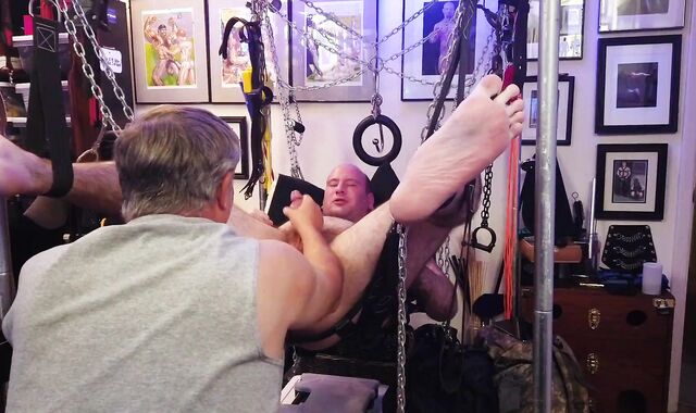 Tormentor T shovels a steel lollipop in my donk, & milks me off to milk the jizm out of my weenie