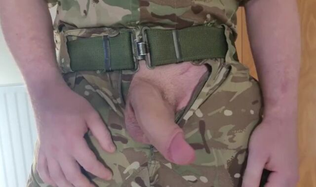 Fellating a STRUNG UP SOLDIER Beefstick - Switch Roles POINT OF VIEW Oral