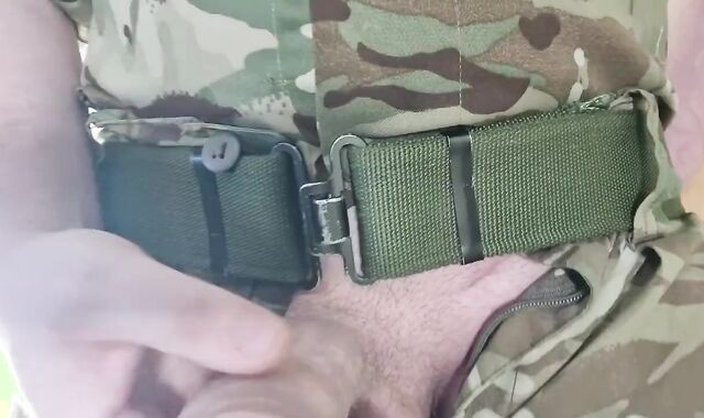 Fellating a STRUNG UP SOLDIER Beefstick - Switch Roles POINT OF VIEW Oral