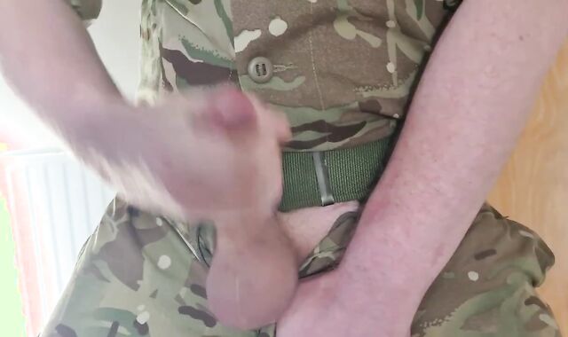 Fellating a STRUNG UP SOLDIER Beefstick - Switch Roles POINT OF VIEW Oral