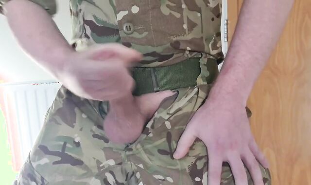 Fellating a STRUNG UP SOLDIER Beefstick - Switch Roles POINT OF VIEW Oral