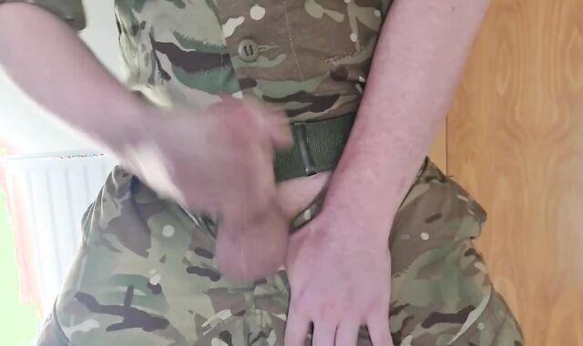 Fellating a STRUNG UP SOLDIER Beefstick - Switch Roles POINT OF VIEW Oral