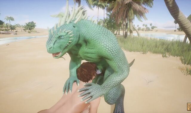 Naughty Life Lad Fellow gets romped by a Dragon