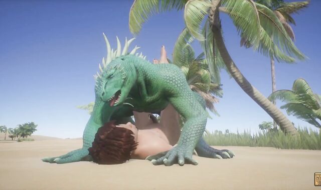 Naughty Life Lad Fellow gets romped by a Dragon