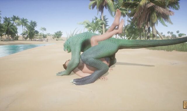 Naughty Life Lad Fellow gets romped by a Dragon