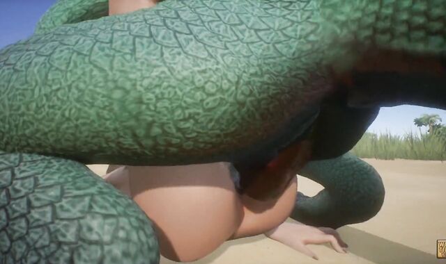 Naughty Life Lad Fellow gets romped by a Dragon