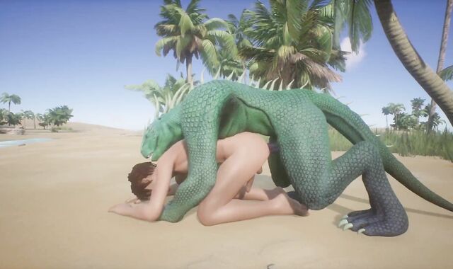 Naughty Life Lad Fellow gets romped by a Dragon