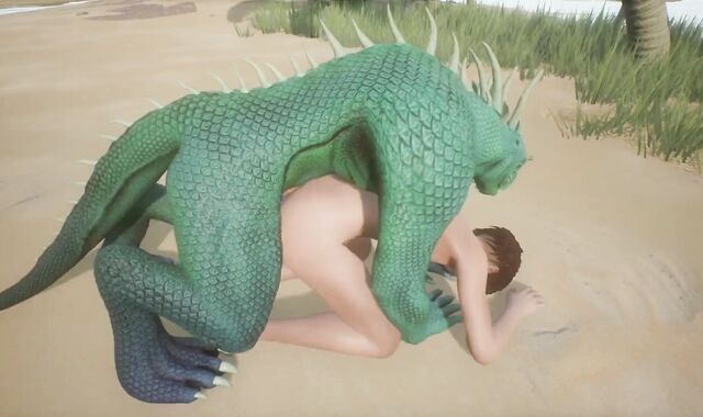 Naughty Life Lad Fellow gets romped by a Dragon