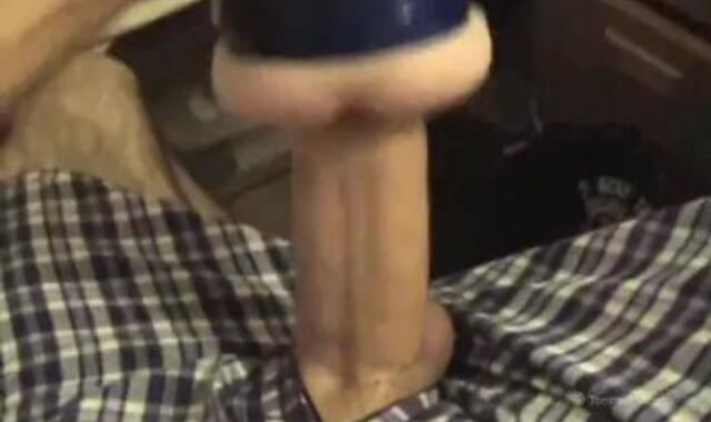 School Schoolgirl in Liberate Trunks Strokes Off With Fleshjack