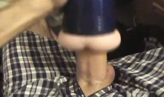 School Schoolgirl in Liberate Trunks Strokes Off With Fleshjack