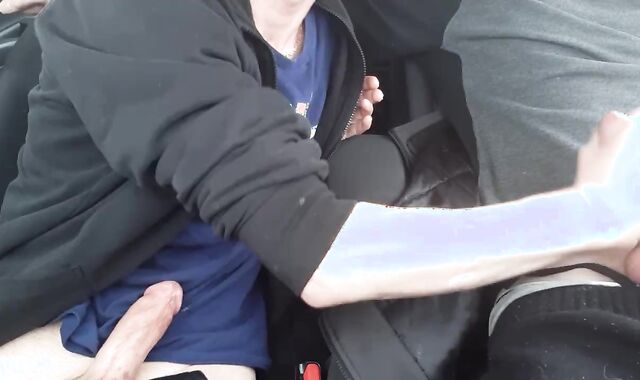 Rental handjob nut sack