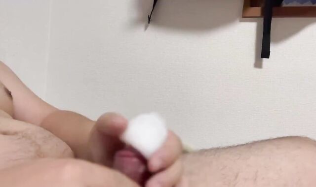 Chinese round dude, demolishes TENGA EGG and jism rock-hard.