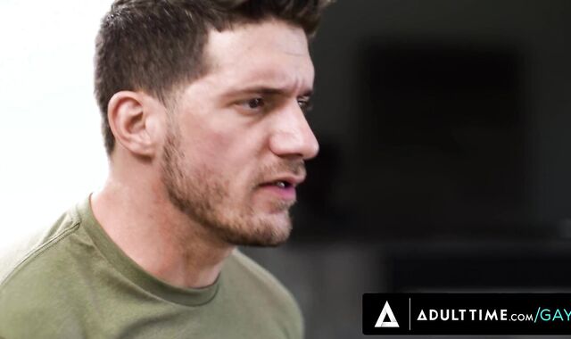 ADULT TIME - Military Otter Ty Roderick Dominates Obedient Homo Sub Zak Bishop With RAUNCHY BOINKING!