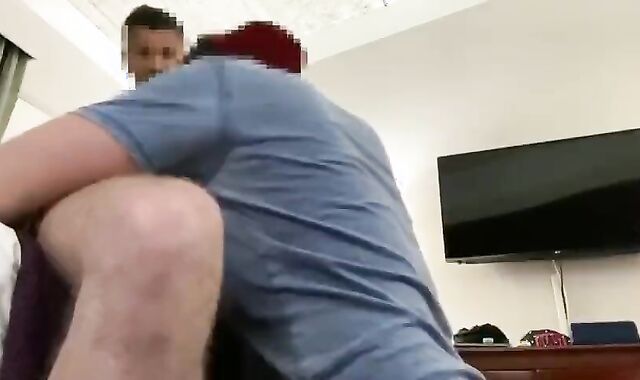 Asher Devin Takes 2 Explosions to the Face From Humungous Pricks