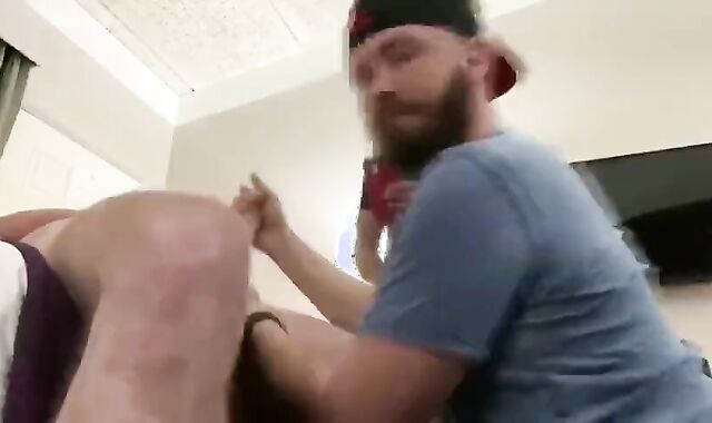 Asher Devin Takes 2 Explosions to the Face From Humungous Pricks