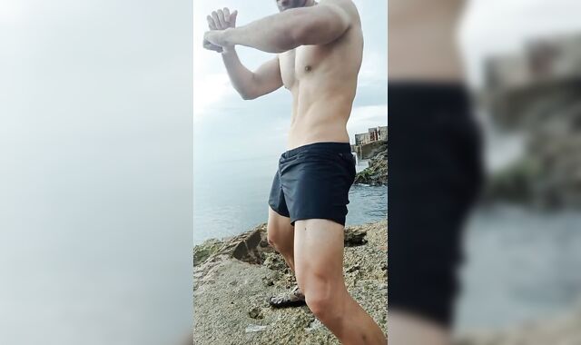 dancing on the river coast. I nearly got caught