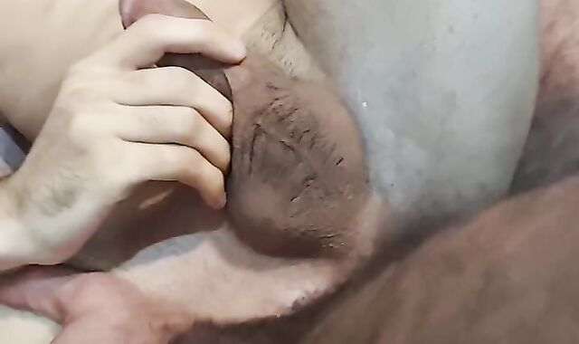 Supah meaty Christmas Spunk-Pump in the camper makes the finest Spunk pool Ever