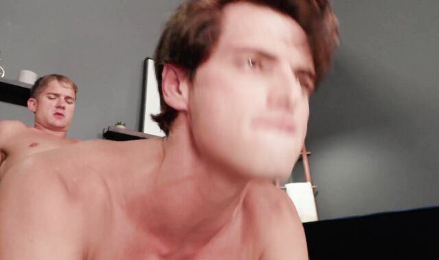 Bear Step-Brother-In-Law's Roll Poke While Seeing Porn - Brandon Anderson, Ben Professors - NextDoorTaboo