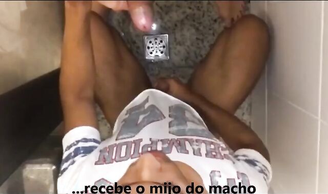 Handballing. Cockslut used and by the masculine