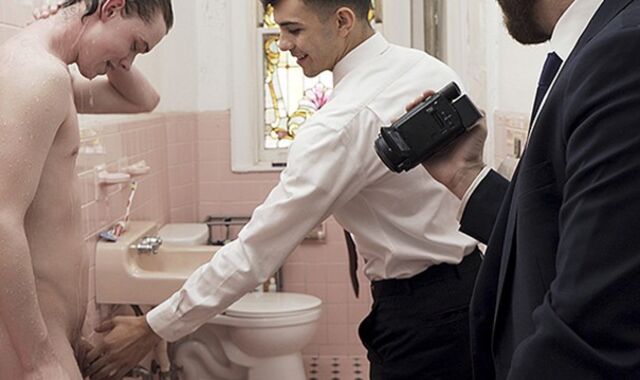 Ultra-Adorable Curly Twunk Mel Grey Gets Surprised And Banged By two Spunk-Pumps In The Douche - Missionary Fellows