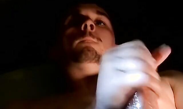 Youthful fellow wished luck in masturbating off with a slurp on dick