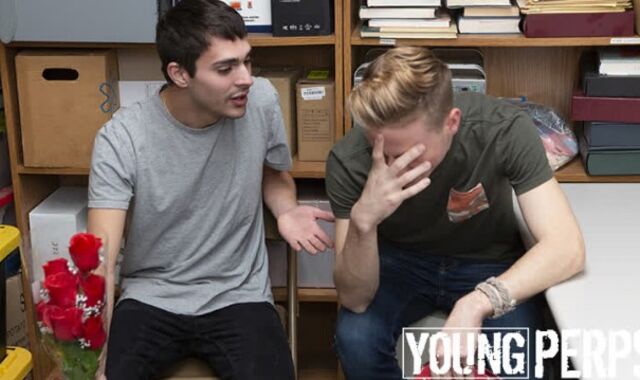 two Twink Studs Britain Wesbury & Nathaniel Burts Take Meaty Dark-Hued Boy Meat For Stealing - Youthful Perps