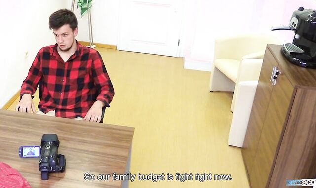 BigStr- After The Conversation, His Future Boss Wants To See How Uber-Ultra-Cute His Bod Is & How Immense Is His Jizz-Shotgun