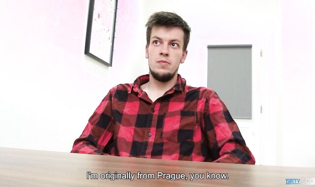 BigStr- After The Conversation, His Future Boss Wants To See How Uber-Ultra-Cute His Bod Is & How Immense Is His Jizz-Shotgun