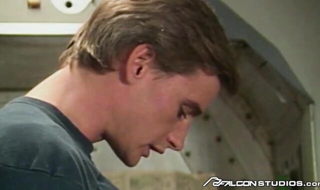 FalconStudios - Vintage Jock Sucking A Wool Adorned Bear In An Airplane