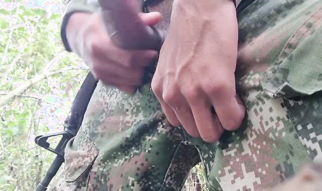 I jack off on a public road while I was on duty. Public places make me ultra-crazy