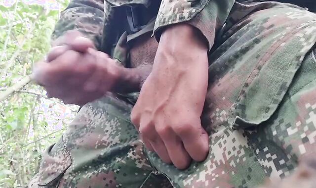 I jack off on a public road while I was on duty. Public places make me ultra-crazy