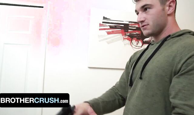 Dominative Army Boy Ryan Pitt Deep-Faceholes His Trussed Up Step Step-Brother Michael Boston - BrotherCrush