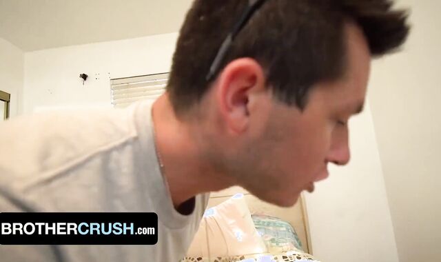 Dominative Army Boy Ryan Pitt Deep-Faceholes His Trussed Up Step Step-Brother Michael Boston - BrotherCrush