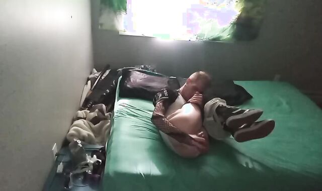 rectal opening up with a 12" toy