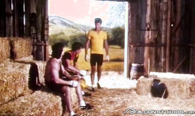 FalconStudios - Vintage Large Dicked Jocks Have A Initiation WIth A Luscious-Juicy Spitroast