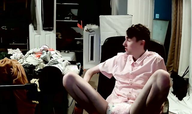 Twimk Caught in Sissy Nappy by Schoolteacher